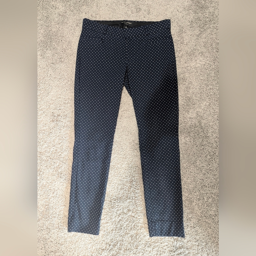 Banana Republic Polka Dot Blue Pants